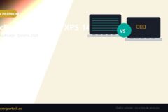 MacBook Air M4 vs XPS 14 — imagen destacada (gráfico editorial, no es foto de producto)