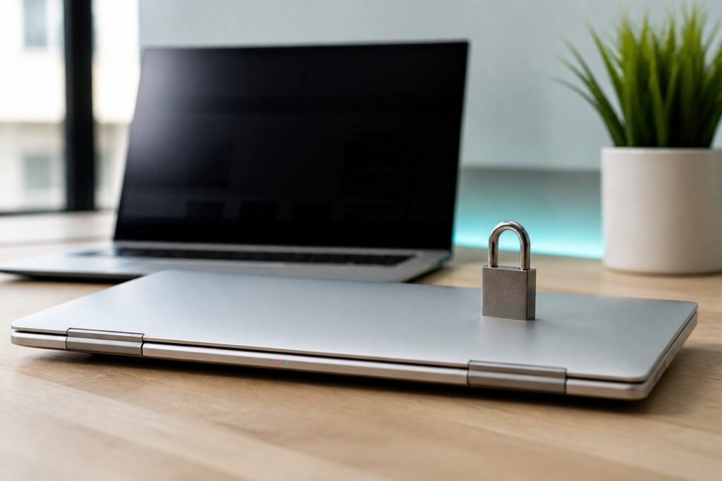 Política de privacidad: portátil y protección de datos