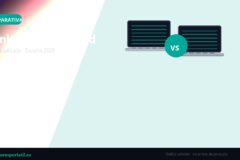 ThinkPad vs IdeaPad — imagen destacada (gráfico editorial, no es foto de producto)