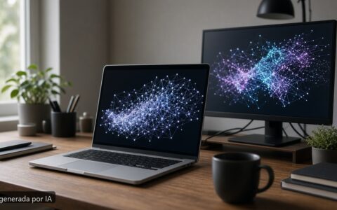 Mejor portátil machine learning local 2026 — escena fotográfica realista, imagen generada por IA