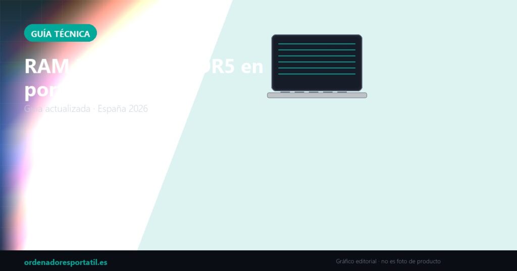 RAM LPDDR5 vs DDR5 en portátil