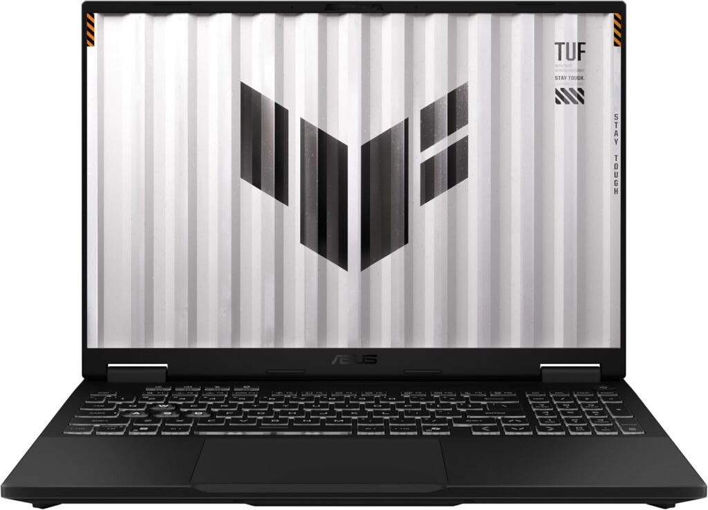ASUS TUF A16 FA608UMI RTX 5060 — Frontal TUF A16, pantalla 16″