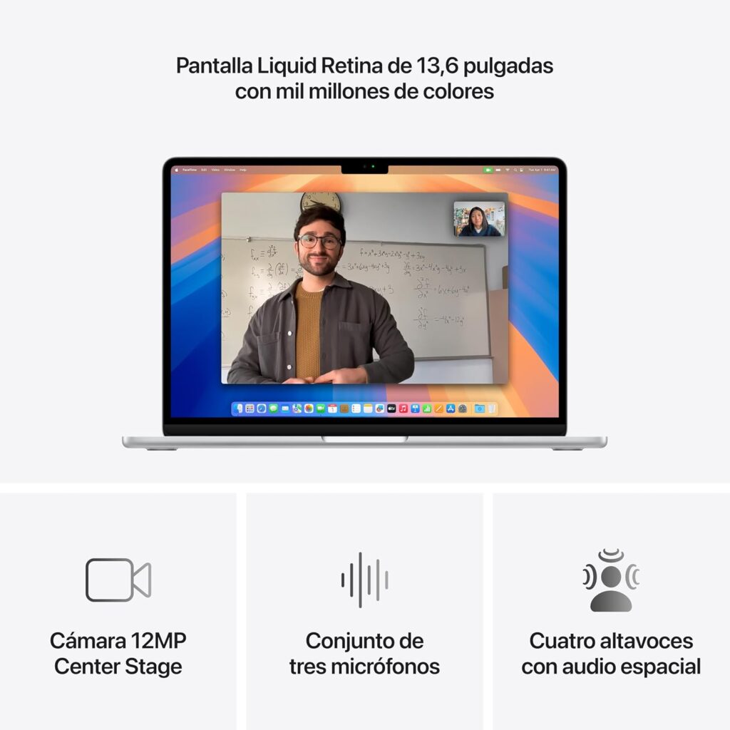 Apple MacBook Air 13 M4 16 GB — Webcam 12 MP Center Stage