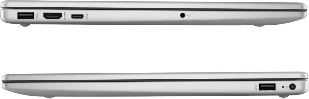 HP 15-fd1015nsx 16 GB — Puertos: USB-A, HDMI, USB-C, jack, barrel